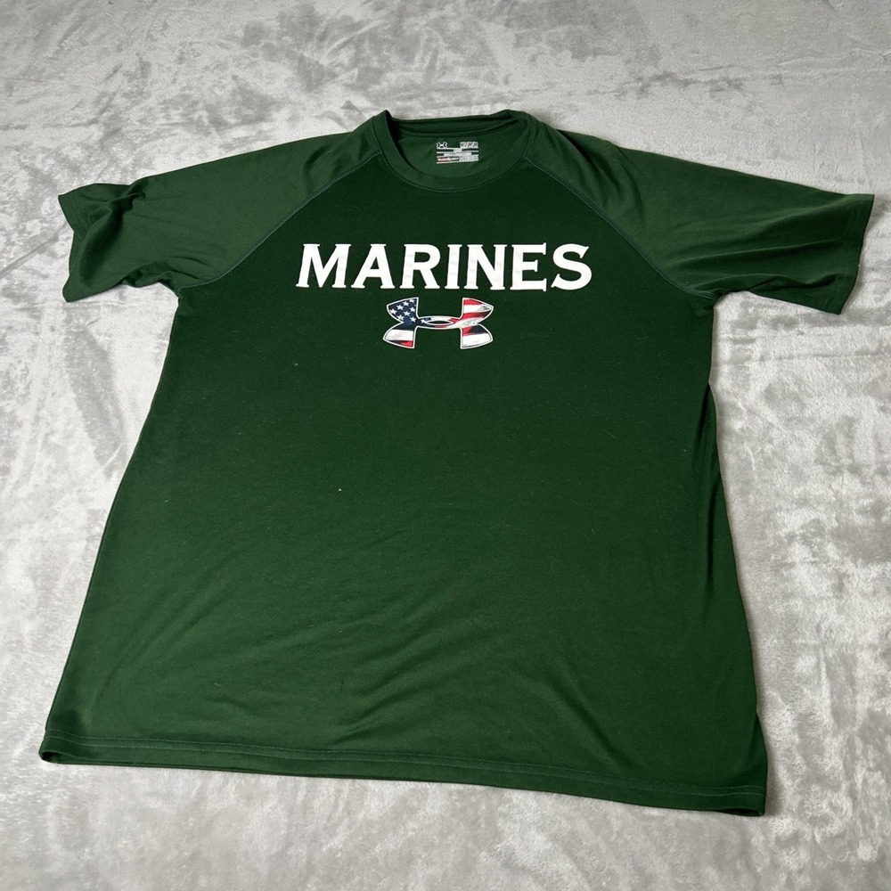 Under Armour Men's M Black Miami Green Graphic T-shirt